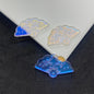 Czech Glass Beads Fan 20x35mm Transparent Mixed Colors 100pcs 9