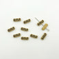 Girl Character Plate Metal Beads 12mm Baking Painted 20pcs 18