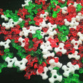 Trident Acrylic Beads 10mm Plastic Spacer Mixed Colors 400pcs