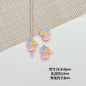 Bouquet and Heart Gift Box Metal Beads 13mm 16mm Pastel Painted 10pcs 4