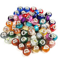 Faceted Glitter Resin Spacer Beads 14mm Mixed Colors 50pcs 2