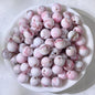 Imitation Crystal Resin Beads 10mm Round Glossy Gradient 100pcs 14