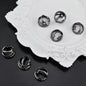 Shooting Star Metal Bead Frames 12mm Hollow Zinc Alloy 20pcs 4