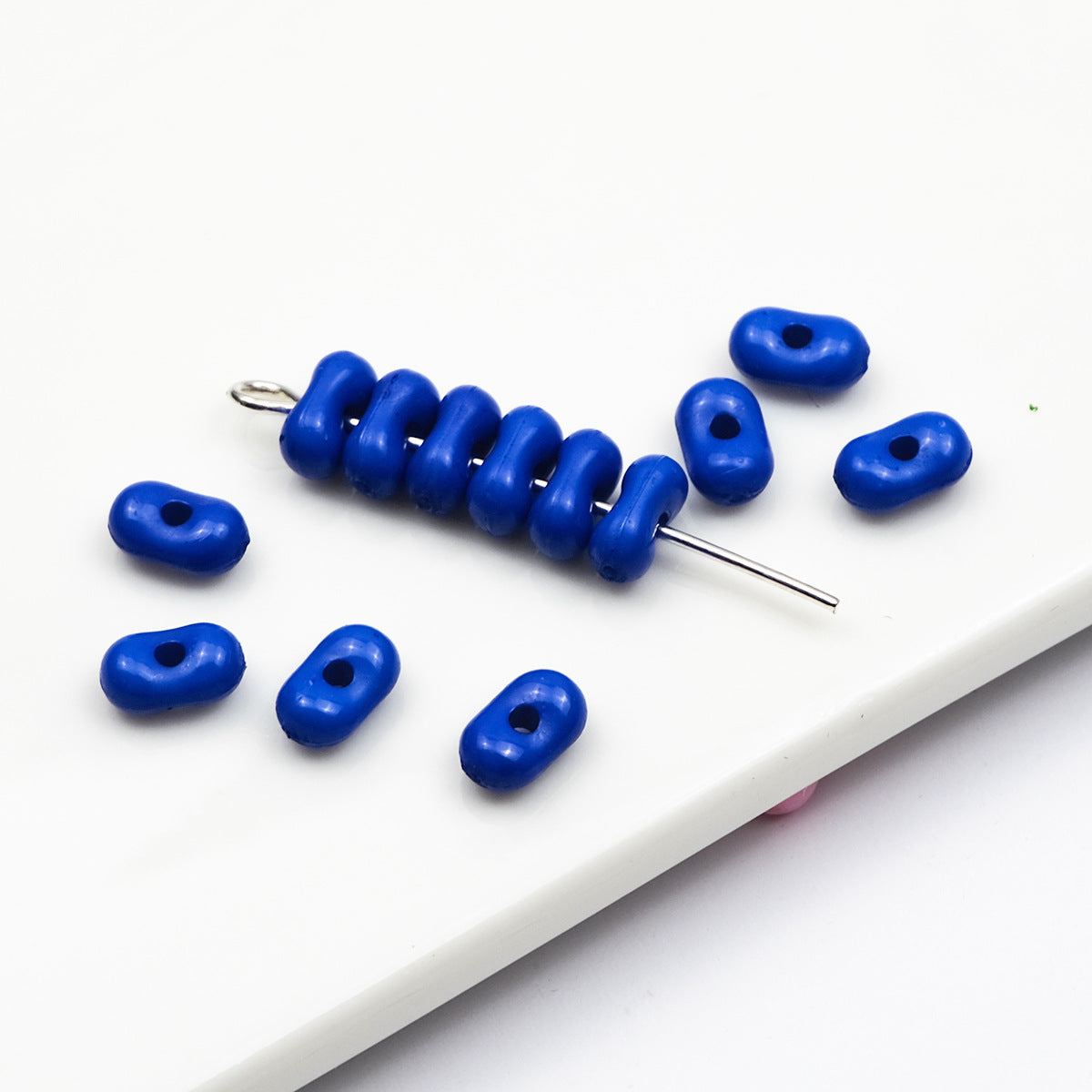 Acrylic Peanut Spacer Beads 6mm Glow In The Dark 200pcs 7