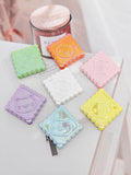 Plating Cat Biscuits Acrylic Beads 21x6mm Pastel Rainbow Glossy 50pcs 6
