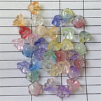 Czech Glass Beads Flower Bud 6 10mm Soft Pastel Colors 100pcs 18