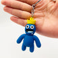 PVC Rainbow Friend Keychain Soft Rubber Cartoon Character Charm 3