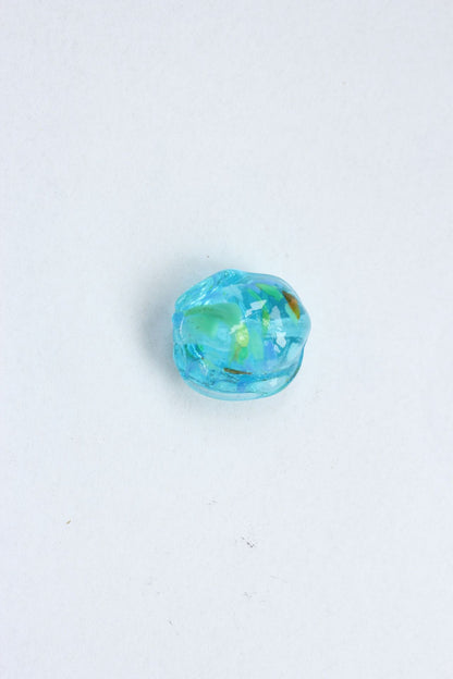 Lampwork Irregular Shaped Glass Beads 22mm Colorful Glossy 50pcs 9