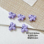 Puppy Butterfly Metal Beads 14mm 12mm Glossy Baked Finish 10pcs 18