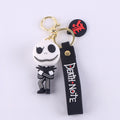 PVC Soft Halloween Pumpkin Man Keychain Colorful Spooky Charm 6