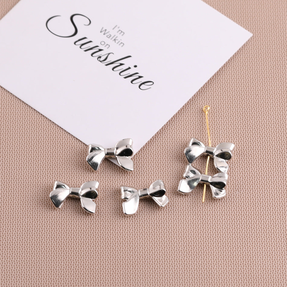 Silver Tone Irregular Shape CCB Plastic Beads 200pcs 15