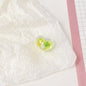 Transparent Heart Acrylic Beads 14mm UV Plating Two-Color 100pcs 7