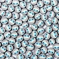 Halloween Mummy Clay Beads 10mm Polymer Cute Character 100pcs 6