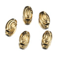 Stainless Steel Oval Metal Beads 3x5mm 5x7mm Curved Arc 20pcs 6