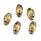 Stainless Steel Oval Metal Beads 3x5mm 5x7mm Curved Arc 20pcs 6