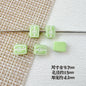 Camera Milk Carton Painted Metal Beads Glossy Enamel 20pcs 9