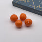 Opaque Bubblegum Beads 20mm Solid Color Glossy Mixed 113pcs 28