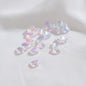 Transparent Czech Glass Petal Beads 6x8mm Soft Pastel Iridescent 100pcs 11