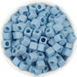 Solid Color Rounded Square Acrylic Beads 7mm Large Hole 100pcs 13