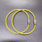 PVC Coated Wire Key Rings Colorful Durable 15cm 20pcs 11