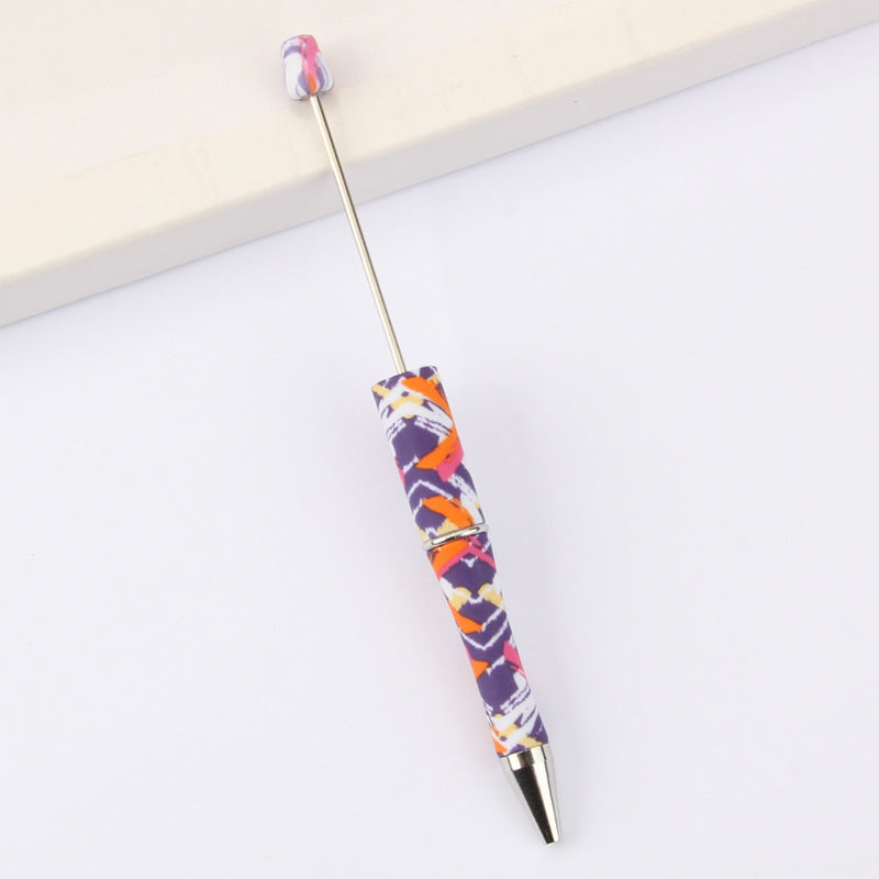 Beadable Pen Printed Pattern Plastic Light Weight