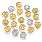 Stainless Steel Flower Bead Caps 12mm Bowl Shaped 100pcs 3