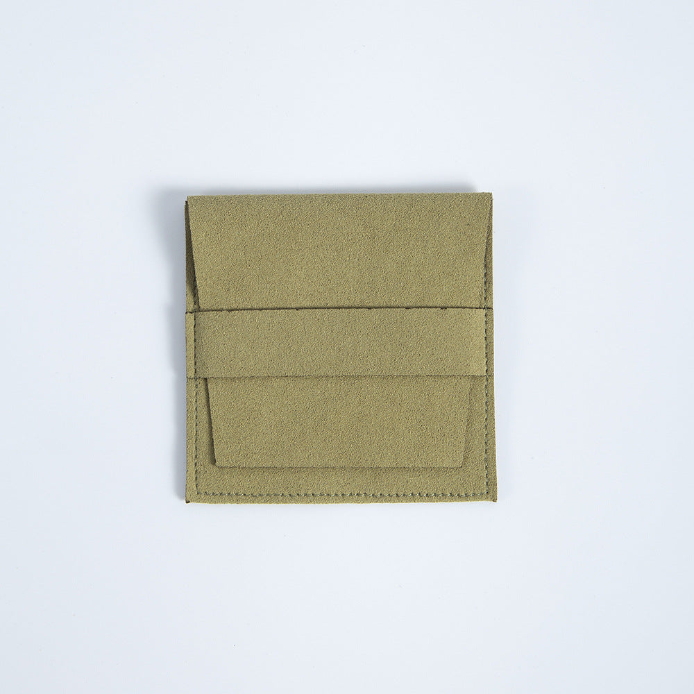 Microfiber Envelope Closure Strap Pouches 6.2/8cm Lavender 2pcs 10
