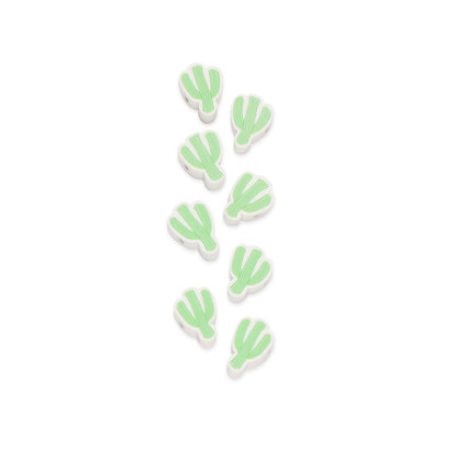 Cactus Clay Beads 11mm Polymer Patterned 100pcs 5