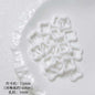 Hollow Clover Frame Acrylic Beads 13mm Colorful Mixed 100pcs 10