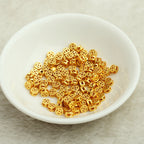 Brass Hollow Ancient Coin Metal Beads 4mm Decorative 30pcs 2