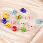 Lampwork Glass Beads Money Bags 10x12mm 12x15mm Mixed Colors 50pcs 4