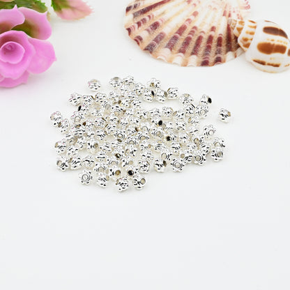 Alloy UFO Shaped Spacer Beads 4x5mm Dragonfly Eye Antique Gold 100pcs 5