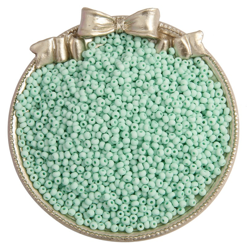 Frosted Seed Glass Beads 4mm Pastel Colors Matte Finish 320pcs 16