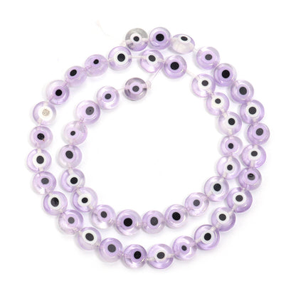 Flat Millefiori Evil Eye Lampwork Seed Glass Beads 4mm 90pcs 18