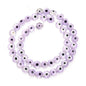 Flat Millefiori Evil Eye Lampwork Seed Glass Beads 4mm 90pcs 18