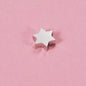 Stainless Steel Star Metal Beads 8mm Polished Color Retaining 10pcs 6