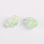 Lampwork Glass Beads Irregular Bone Shape 12mm Glow In The Dark 10pcs 8