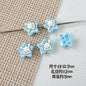 Star Shaped Metal Beads Adorable Painted Animals Glossy Alloy 10pcs 3