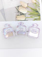 Painted Perfume Bottle Acrylic Beads 29mm Enamel Finish 50pcs 25