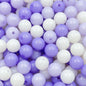 Makaron Color Round Acrylic Beads 16mm Pastel Ombre 10pcs 8