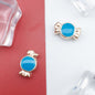 Enamel CCB Plastic Acrylic Beads 9-15mm Large Hole Playful Shapes 40pcs 33
