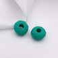 Acrylic Faceted Spacer Beads 14mm Rubberized Finish 40pcs 12
