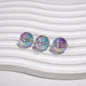 Luminous Rhinestone Chain Enlaced Resin Beads 16mm Round 10pcs 6