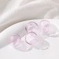 Clear Blown Glass Beads 12-18mm Multi Color Smooth Round 4pcs 9