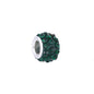 Rhinestone Spacer Clay Beads 7x11mm Chunky Large Hole 100pcs 14