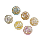 Colorful Crown Inside Round Resin Beads 16mm 10pcs 4