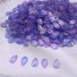 Vintage Czech Glass Leaf Glass Beads 11x18mm 100pcs 15