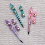 Silicone 3D Focal Beads Easter Carrot Dwarfs Polka Dot Hat 20pcs 5