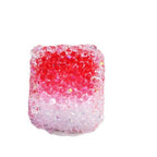 Gradient Acrylic Square Beads 16mm Granulated Sugar Texture 5pcs 5