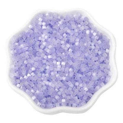 Antique Cat Eye Rice Seed Glass Beads 2.5mm Translucent Glow 740pcs 21